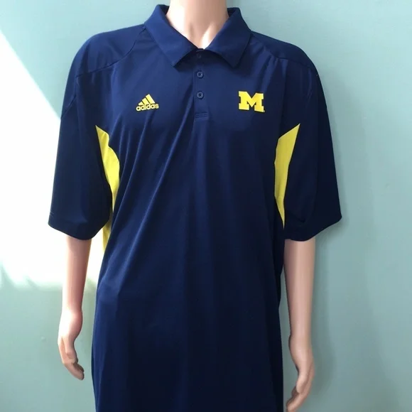 Adidas University of Michigan Shirt - Picture 1 of 5